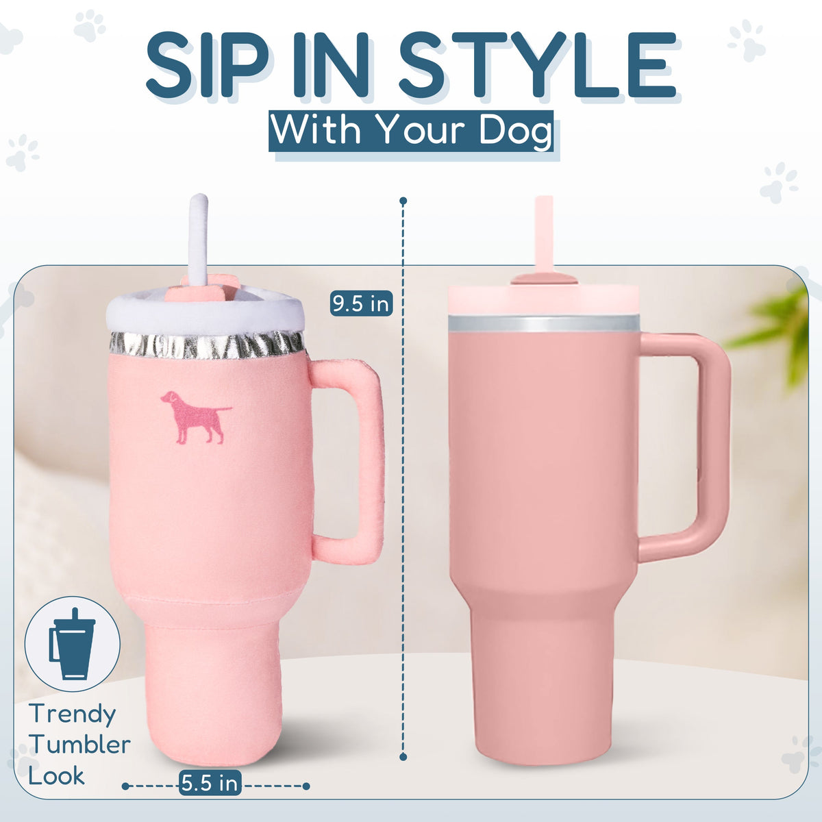 Pup Cup Tumbler Dog Toy